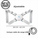 2x1 Corrector de Postura con Sensor + Mini Masajeador Gratis 🎁