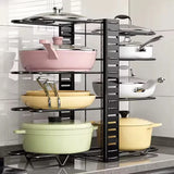 Organizador ollas, tapas y sartenes 🍳 3 EN 1 POWER KIT ✨ 8 Niveles