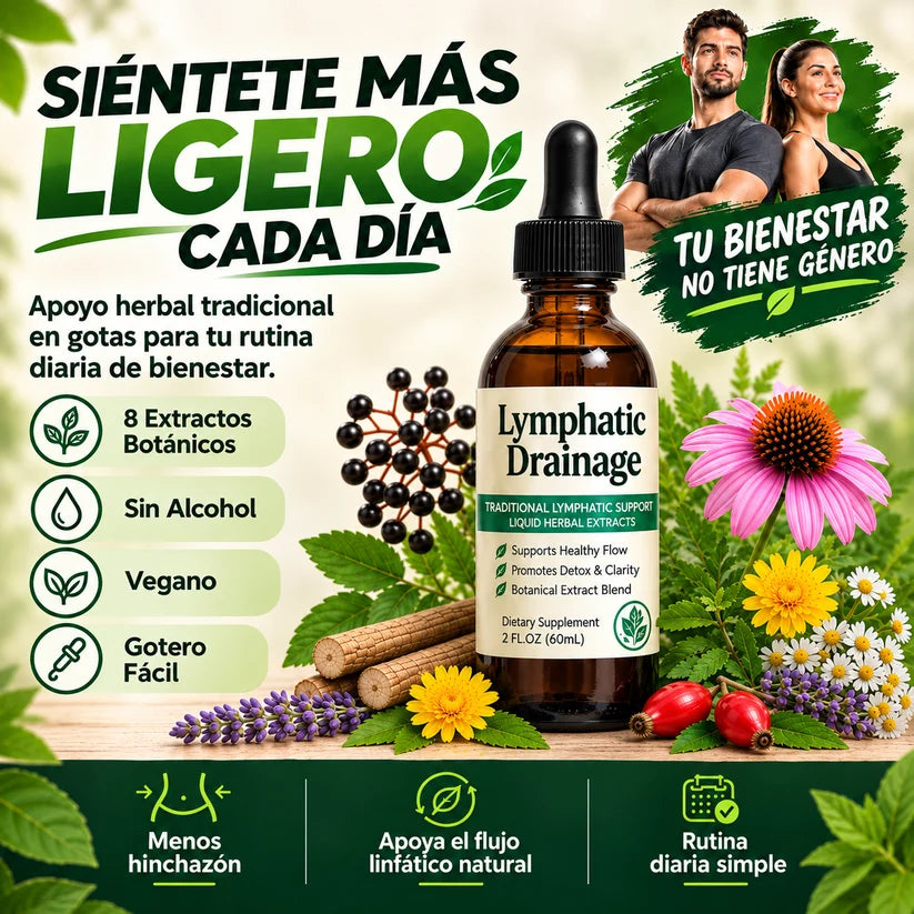 PurezaDrops™ | Drena Naturalmente la Hinchazón del Rostro, Abdomen y Piernas