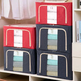 Caja Organizadora Oxford - Premium con Varillas | Pack 3 UNDS